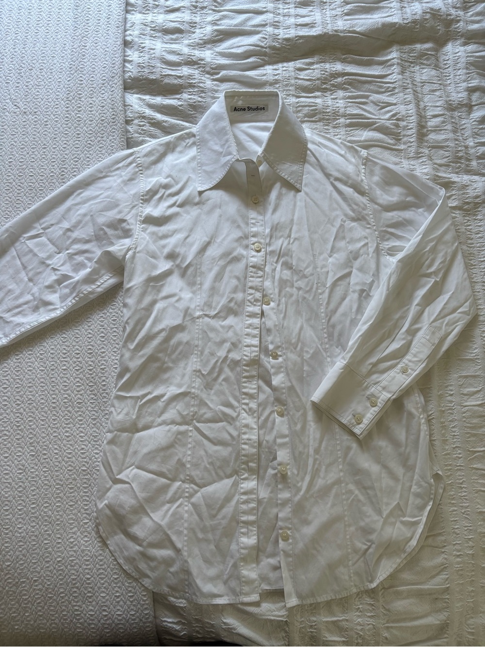 Acne Studios White Cotton Shirt